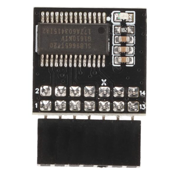 Focket TPM2.0 Encryption Security Module, TPM 2.0 Module 2x7P 14 Pin 2mm Space Stable Performance TPM 2.0 Module for Win System PC Higher Than DDR3 Memory Module Encryption - Image 4