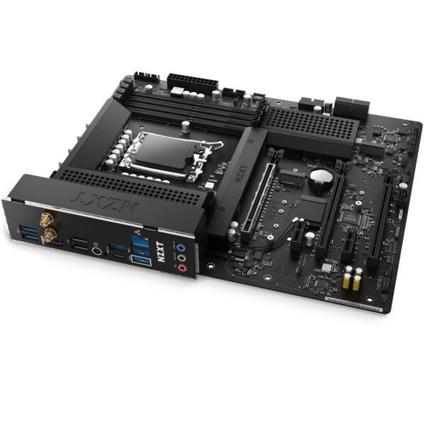 NZXT N5 Z690 Motherboard - N5-Z69XT-B1 - Intel Z690 chipset (Supports 12th Gen CPUs) - ATX Gaming Motherboard - Integrated I/O Shield - WiFi 6E connectivity - Bluetooth V5.2 - Black (Renewed) - Image 5