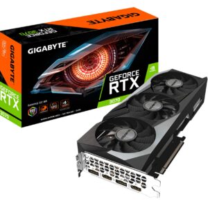 GIGABYTE GeForce RTX 3070 Gaming OC 8G (REV2.0) Graphics Card, 3X WINDFORCE Fans, LHR, 8GB 256-bit GDDR6, GV-N3070GAMING OC-8GD REV2.0 Video Card (Renewed)