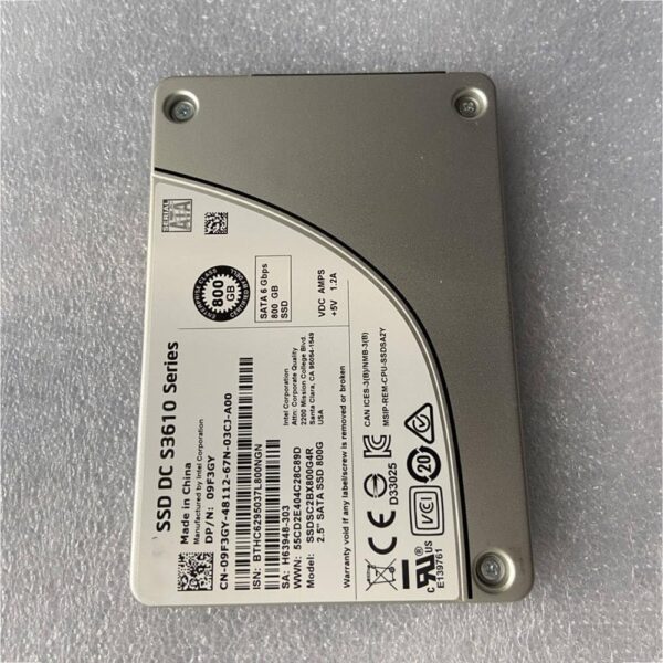 800GB for S3610 800G SATA SSD 09F3GY 9F3GY SSDSC2BX800G4R 2.5 - Image 5