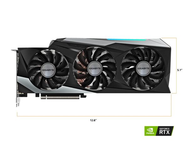 GIGABYTE GeForce RTX 3080 Ti Gaming OC 12G Graphics Card, 3X WINDFORCE Fans, 12GB 384-Bit GDDR6X, GV-N308TGAMING OC-12GD Video Card (Renewed) - Image 9