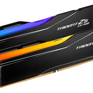 G.SKILL Trident Z5 CK RGB Series (Intel XMP 3.0) DDR5 RAM 48GB (2x24GB) 8800MT/s CL42-55-55-140 1.45V Desktop Computer Memory CUDIMM - Mirror Black (F5-8800C4255H24GX2-TZ5CRK)
