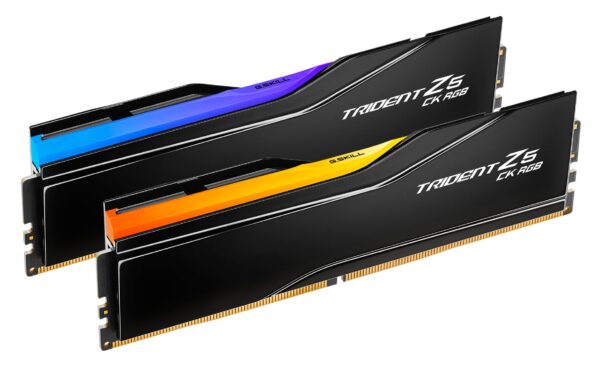 G.SKILL Trident Z5 CK RGB Series (Intel XMP 3.0) DDR5 RAM 48GB (2x24GB) 8800MT/s CL42-55-55-140 1.45V Desktop Computer Memory CUDIMM - Mirror Black (F5-8800C4255H24GX2-TZ5CRK)