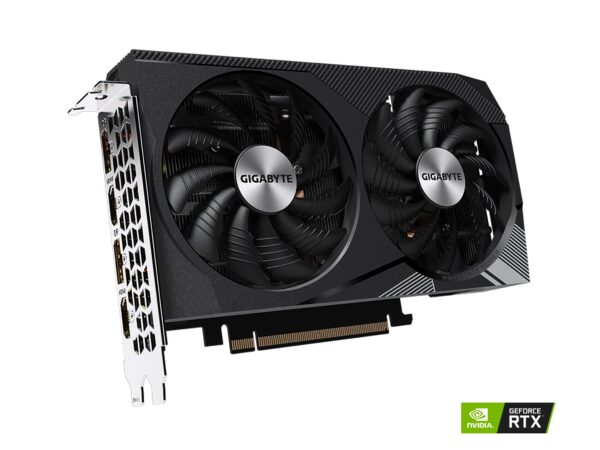 Gigabyte GeForce RTX 3060 WINDFORCE OC 12G Graphics Card, 2X WINDFORCE Fans, 12GB 192-bit GDDR6, GV-N3060WF2OC-12GD Video Card (Renewed) - Image 3