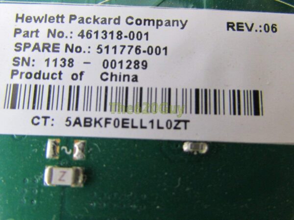 HP Proliant ML350 G6 2-Port Power Supply Backplane Board 511776-001 461318-001 (Renewed) - Image 4
