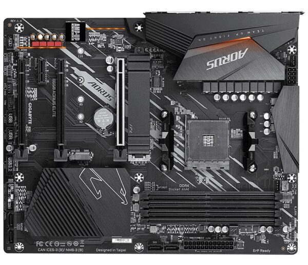 GIGABYTE AMD B550 AORUS Elite Socket AM4 ATX DDR4 Motherboard (Renewed) - Image 2