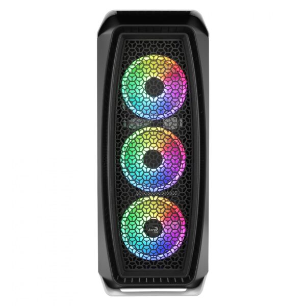 Aerocool AEROONEDUOWHV1, ATX Gaming Case, 4 ARGB Fans, Tempered Glass, White - Image 2