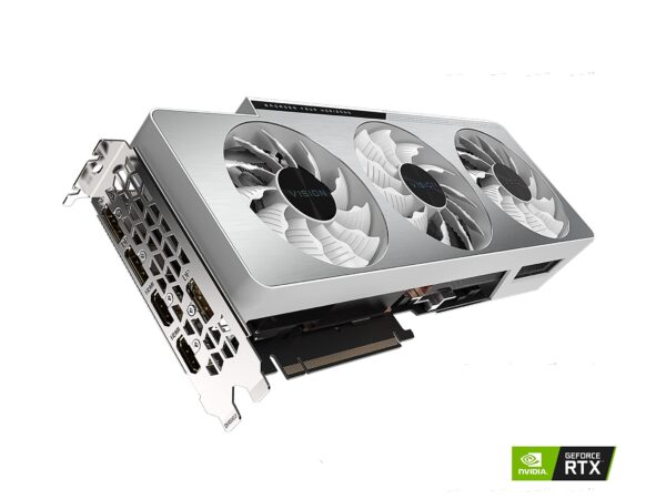 GIGABYTE GeForce RTX 3080 Ti Vision OC 12G Graphics Card, 3X WINDFORCE Fans, 12GB 384-bit GDDR6X, GV-N308TVISION OC-12GD Video Card (Renewed) - Image 2