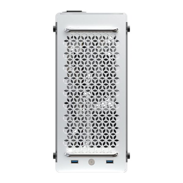 ITX Case Mini Size, Support 240 Water Cooling Aluminum Desktop PC Case, DIY Computer Chassis with Interchangeable Side Panels for Gamer Office Home Personal Use-with Acrylic Side Panel - Image 4