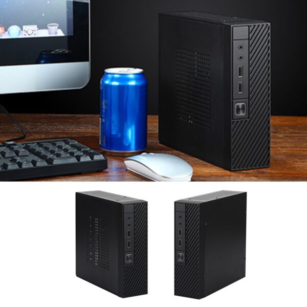 YS0911 M06 Desktop Case Mini-ITX PC Chassis Versatile and Efficient Industrial Control Case Hanging Bracket Foot Stand Computer Case - Image 3