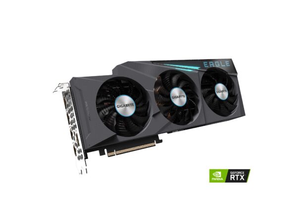 Gigabyte GeForce RTX 3080 EAGLE OC 10G Graphics Card, 3x Windforce Fans, 10GB 320-bit GDDR6X, GV-N3080EAGLE OC-10GD Video Card (Renewed) - Image 2