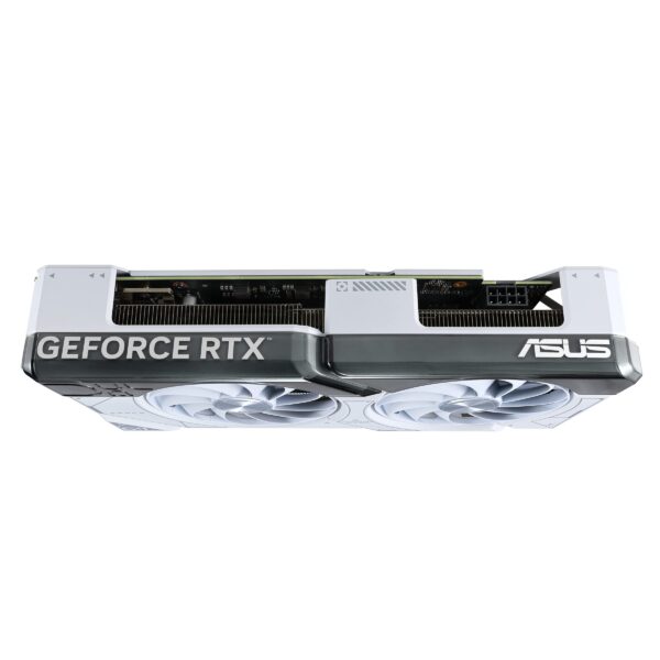 ASUS Dual GeForce RTX™ 4070 White OC Edition 12GB GDDR6X (PCIe 4.0, 12GB GDDR6X, DLSS 3, HDMI 2.1, DisplayPort 1.4a, 2.56-Slot Design, Axial-tech Fan Design, 0dB Technology, and More) (Renewed) - Image 7