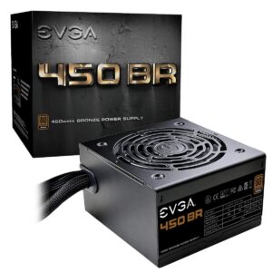 EVGA 450 BR, 80+ Bronze 450W, 3 Year Warranty, Power Supply 100- BR-0450-K1 (Renewed)