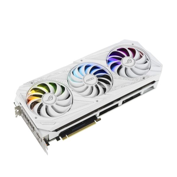 ASUS ROG Strix NVIDIA GeForce RTX 3090 White OC Edition Gaming Graphics Card (PCIe 4.0, 24GB GDDR6X, HDMI 2.1, DisplayPort 1.4a, Axial-tech Fan Design, 2.9-Slot, Super Alloy Power (Renewed) - Image 3