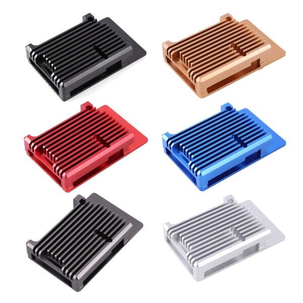 Aluminum Alloy Case Metal Shell Enclosure Heat Sink Tools For 4 Model B 4B - Image 3