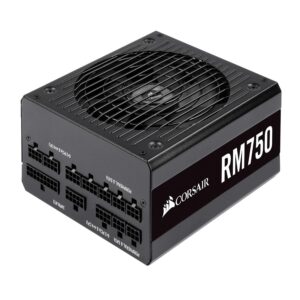 Corsair RM Series, RM750, 750 Watt, 80+ Gold Certified, Fully Modular Power Supply, Microsoft Modern Standby (Renewed)