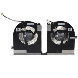 Replacement CPU&GPU Cooling Fan for Dell Alienware Area 51m R2 RTX 2080 TW5Y8 TPV77 DC28000Q3SL DC28000Q4SL DC 12V
