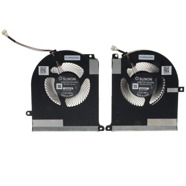 Replacement CPU&GPU Cooling Fan for Dell Alienware Area 51m R2 RTX 2080 TW5Y8 TPV77 DC28000Q3SL DC28000Q4SL DC 12V