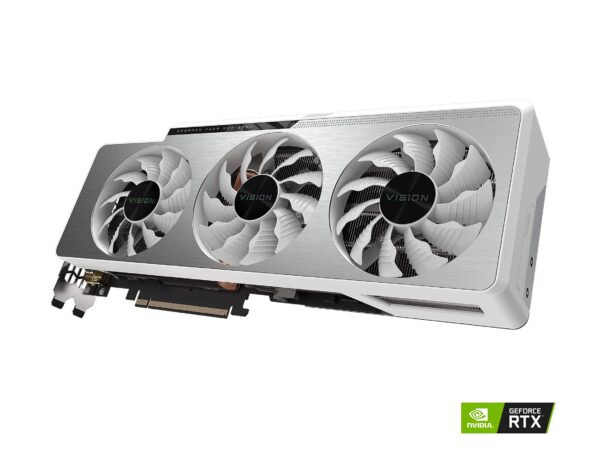 GIGABYTE GeForce RTX 3090 Vision OC 24G Graphics Card, 3X WINDFORCE Fans, 24GB 384-bit GDDR6X, GV-N3090VISION OC-24GD Video Card (Renewed) - Image 3