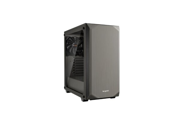 be quiet! Pure Base 500 Window | ATX Midi Tower PC Case | Tempered Glass Window | Two Preinstalled Fans | Gray | BGW36