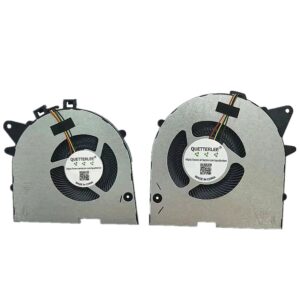 QUETTERLEE Replacement New Laptop CPU+GPU Cooling Fan for Lenovo Legion Y7000P Y540P Y545P 2019 (GTX1050) Series MG75100V1-1C020-S9A MG75090V1-1C040-S9A DFS501105PR0T FKU0 DFS200105200T FKTY Fan
