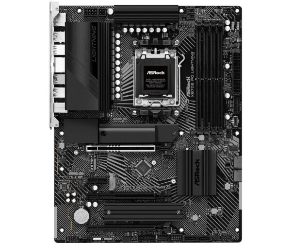 ASRock X670E PG LIGHTNING SUPPORT AMD AM5 RYZEN 7000 SERIES PROCESSORS motherboard (Renewed) - Image 2