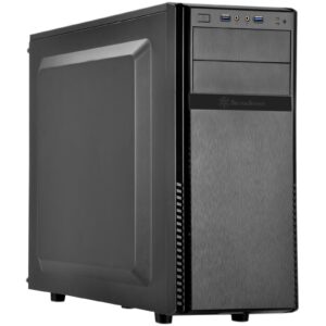 Silverstone SST-PS11B-Q - Precision Midi Tower ATX Silent Computer Case, Black