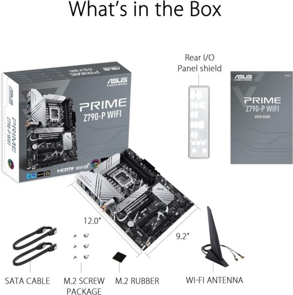 ASUS Prime Z790-P WiFi LGA 1700 (Intel 12th, 13th & 14th Gen) D4 Motherboard, Bundle with Intel Core i7-13700K 13th Gen Raptor Lake Upto 5.4GHz Processor (Renewed) - Image 7