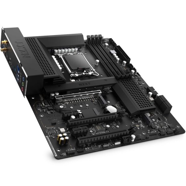 NZXT N5 Z690 Motherboard - N5-Z69XT-B1 - Intel Z690 chipset (Supports 12th Gen CPUs) - ATX Gaming Motherboard - Integrated I/O Shield - WiFi 6E connectivity - Bluetooth V5.2 - Black (Renewed) - Image 4