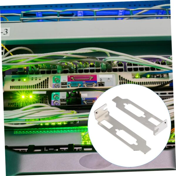 FELTECHELECTR Computer Case Blank Pci Slot Cover Hard Vga Pci l Blank Bracket Chassis Bits Block Full Steel Construction for Use - Image 6