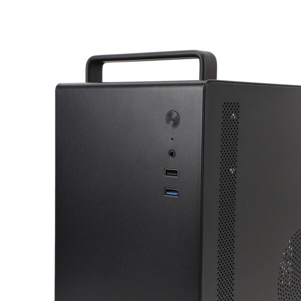 Micro ATX ITX Computer Case, 250mm GPU, 140mm CPU Cooler, SSD HDD Support, ATX Desktop PC Case with USB 2.0 3.0 Ports - Image 6