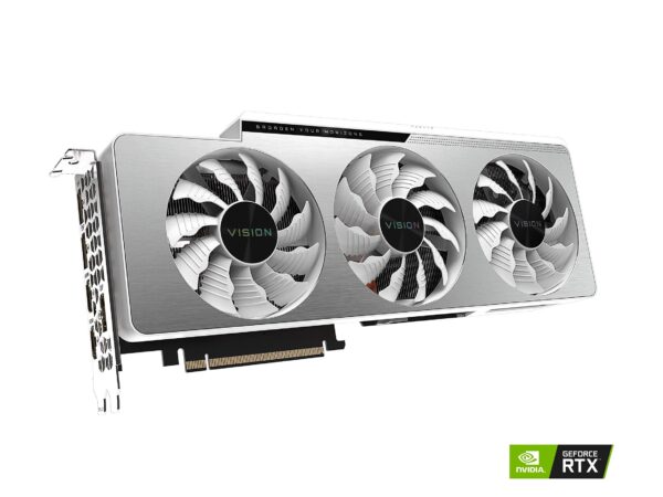GIGABYTE GeForce RTX 3090 Vision OC 24G Graphics Card, 3X WINDFORCE Fans, 24GB 384-bit GDDR6X, GV-N3090VISION OC-24GD Video Card (Renewed) - Image 2