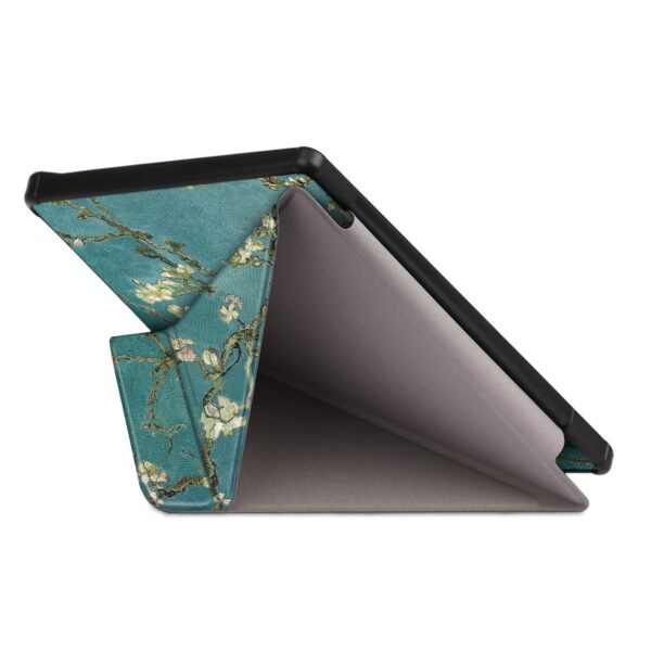 Kobo Libra H2O Flip Cover, Heavy Duty Folding Hard Kid Proof Cover PU Ultra Slim Smart Case with Auto Wake Up/Sleep Protection Shell Shockproof for Kobo Libra H2O 7.0 2019 Tablet PC (Apricot) - Image 6