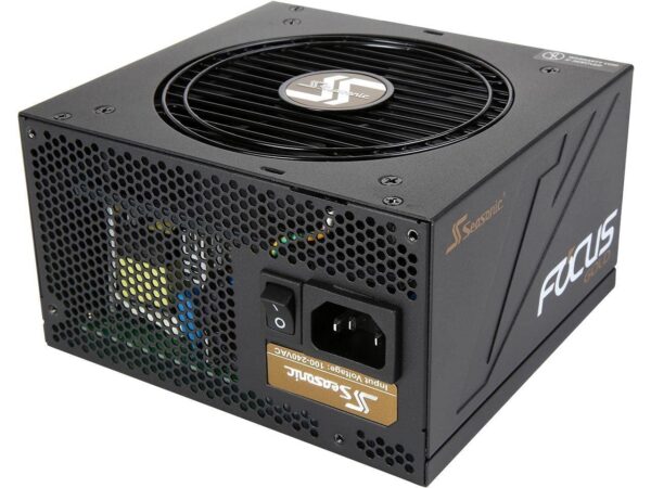 Seasonic FOCUS 550 Gold SSR-550FM 550W 80+ Gold ATX12V & EPS12V Semi-Modular 7 Year Warranty Compact 140 mm Size Power Supply (Renewed) - Image 2