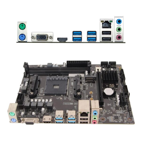 AMD A520 M ATX Motherboard, NVME USB3.0 AMD AM4 Slot Dual Channel DDR4 Memory Slot Integrated Graphics Desktop Motherboard - Image 7