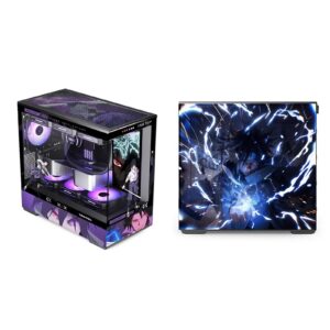 Computer Cases,Mid-Tower PC Gaming Case M-ATX/ITX - Front I/O USB 3.0 /Type-C Port - 270 ° Panoramic View Tempered Glass Panel - Can Be Customized Privately