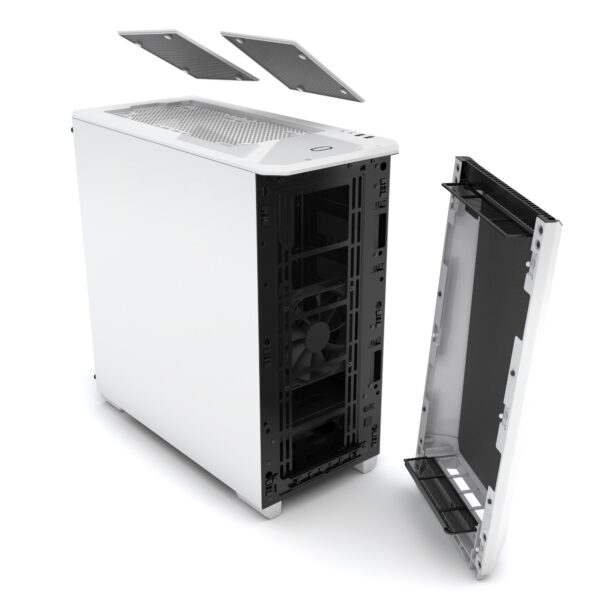 Phanteks Eclipse Series P400S Silent Edition, Steel ATX Mid Tower Case Glacier White PH-EC416PSC_WT - Image 8