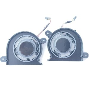 Fleshy Leaf Replacement CPU+GPU Cooling Fan for Dell XPS 2020 Year 9300 9310 P117G DC5V Series EG50040S1-CI40-S9A EG50040S1-CI30-S9A 0FRK0V 0WX28K