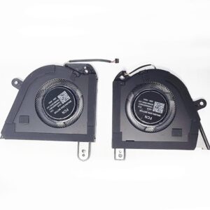 Fleshy Leaf CPU+GPU Cooling Fan Replacement for ASUS ROG Zephyrus M16 (2023) GU604 GU604VI GU604VZ GU604VY 13NR0BR0T02011 13NR0BR0T03011 DFSCL42P06593C DFSCL42P16593C 12V