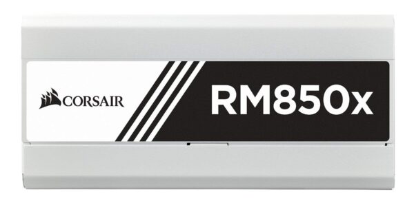 CORSAIR RMX White Series, RM850x, 850 Watt, 80+ Gold Certified, Fully Modular Power Supply - White (Renewed) - Image 3