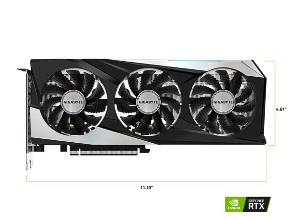 GIGABYTE GeForce RTX 3060 Ti Gaming OC 8G (REV2.0) Graphics Card, 3X WINDFORCE Fans, LHR, 8GB 256-bit GDDR6, GV-N306TGAMING OC-8GD REV2.0 Video Card (Renewed) - Image 9