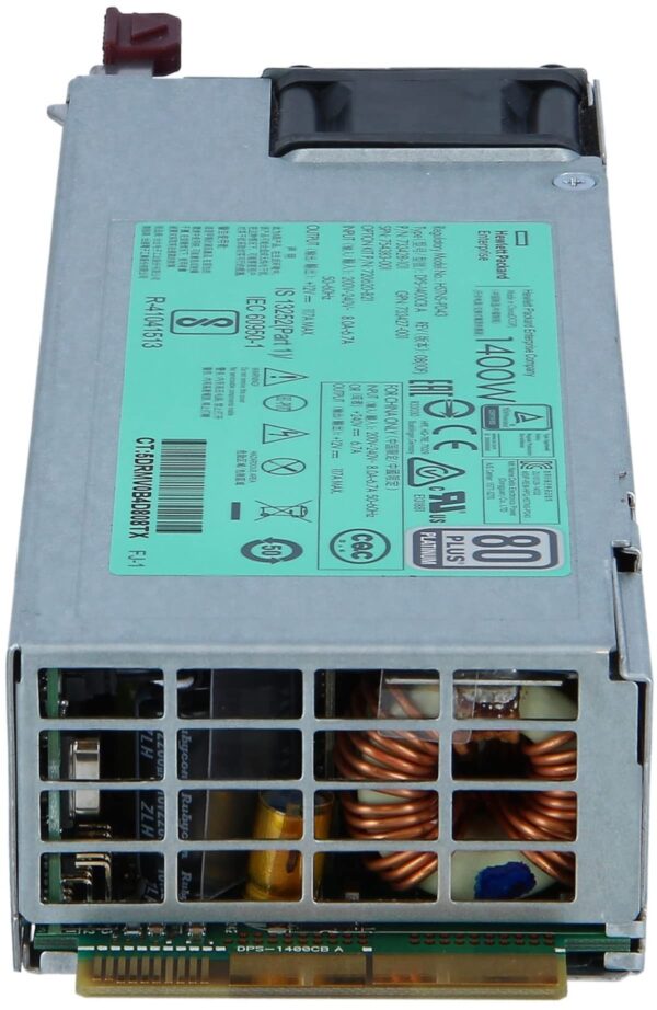 HP 733428-101 1400W Flex Slot Platinium Power - 720260-B21, 754383-001 (Renewed) - Image 2