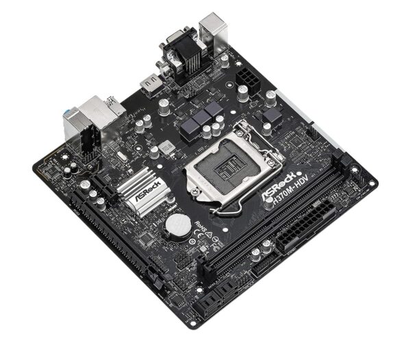 ASRock H370M-HDV LGA1151/ Intel H370/ DDR4/ SATA3&USB3.2/ Micro ATX Motherboard (Renewed) - Image 3