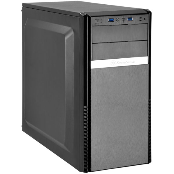 Silverstone SST-PS11B-Q - Precision Midi Tower ATX Silent Computer Case, Black - Image 6