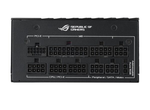 ASUS ROG Loki SFX-L 1000W Platinum (Fully Modular Power Supply, 80+ Platinum, 120mm PWM ARGB Fan, Aura Sync, ATX 3.0 Compatible, PCIe 5.0 Ready, 10 Year Warranty) (Renewed) - Image 2