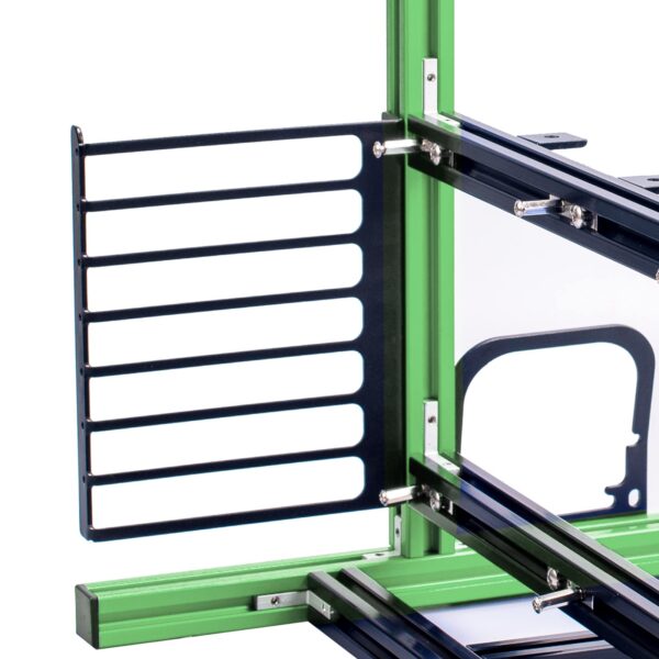 Septpenta DIY Chassis Bracket, Open Case Bracket, Split Hardware Structure, Excellent Heat Dissipation, Support ATX, M ATX, ITX Motherboard, Aluminum DIY Chassis Frame(Green & Black) - Image 8