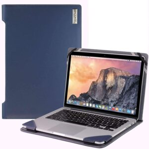 Broonel - Profile Series - Blue Leather Laptop Case - Compatible with Lenovo 100e Chromebook Gen 4 Laptop