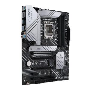 ASUS Prime Z690-P D4 LGA 1700 (Intel 12th Gen) ATX Motherboard (PCIe 5.0,DDR4,14+1 Power Stages, 3X M.2,2.5Gb LAN,V-M.2 e-Key,Front USB 3.2 Gen 1 USB Type-C,Thunderbolt 4 Support, Aura Sync) (Renewed)