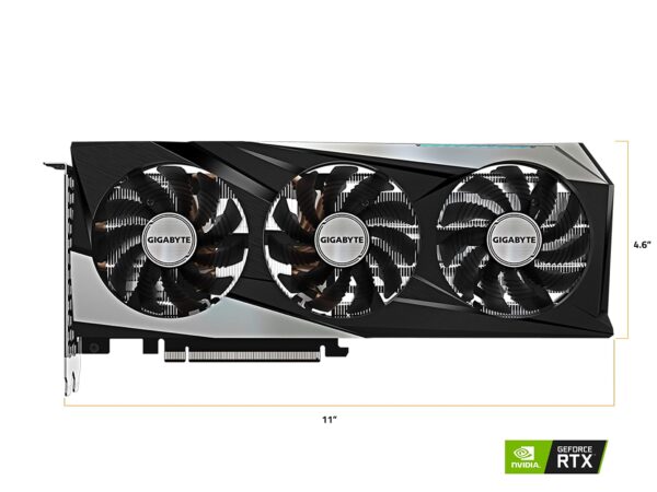 GIGABYTE GeForce RTX 3060 Ti Gaming OC PRO 8G (REV3.0) Graphics Card, 3X WINDFORCE Fans, LHR, 8GB 256-bit GDDR6, GV-N306TGAMINGOC PRO-8GD R3 Video Card (Renewed) - Image 9