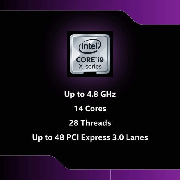 Intel Core i9-10940X 3.3Ghz 14 Core LGA-2066 Processor SRGSH - Image 3